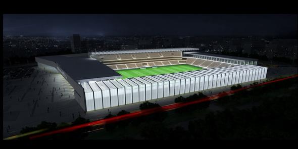 Stadion dla Krakowa - projekt Lamela