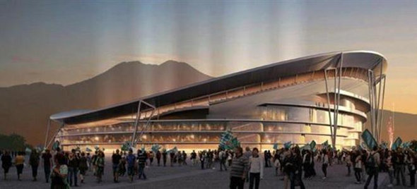 nowy stadion w dzielnicy Ponticelli