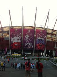 Stadion Narodowy przed meczem.