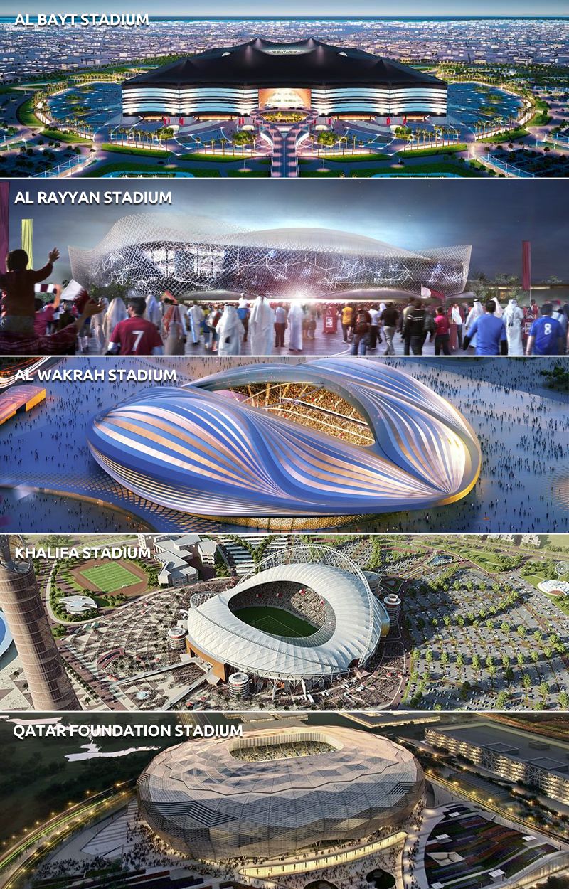 Qatar stadium designs
