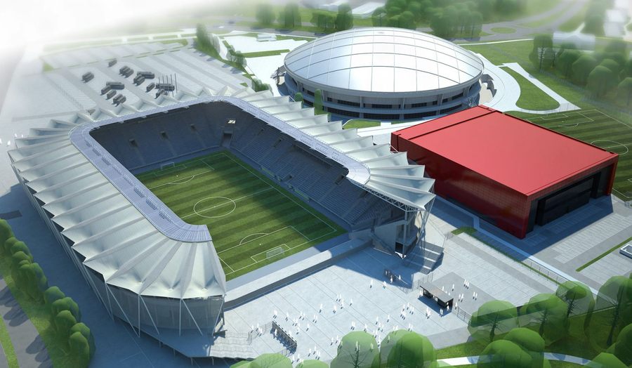 Stadion ŁKS - po budowie
