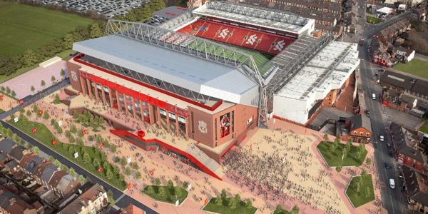 Liverpool: Nowa trybuna Anfield za 3 miesiące