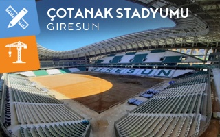 Nowy projekt i budowa: Orzechowy stadion w Giresun