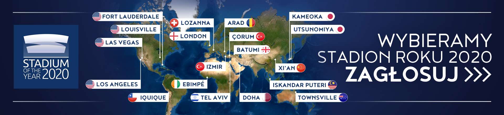 Stadium of the Year 2020 - zagłosuj!