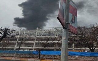 Turcja: Płomienie na stadionie w Elazığ 