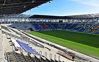 Szczecin: Stadion Pogoni na ostatniej prostej