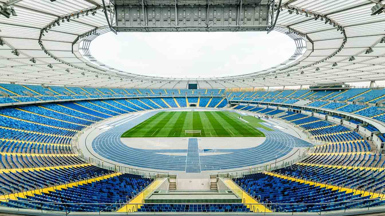 Stadion Śląski w Chorzowie od wewnątrz