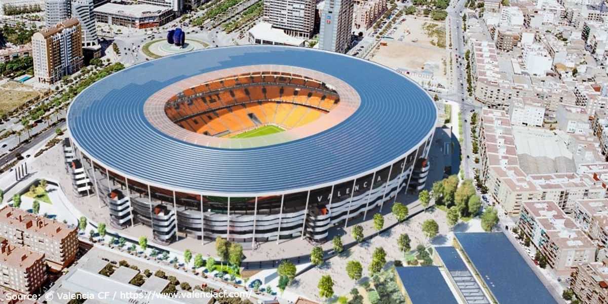 Hiszpania: Valencia CF przedstawiła wizualizacje Nou Mestalla