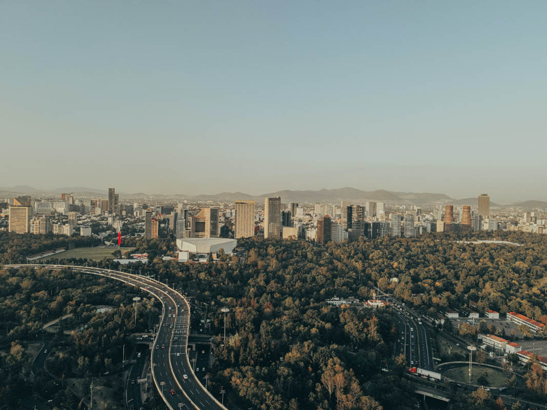 Panorama of Mexico City
