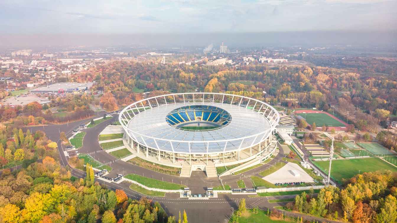 Stadion Sląski z lotu ptaka