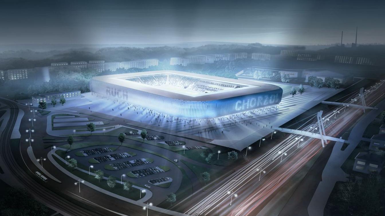 Stadion Ruchu Chorzów projekt