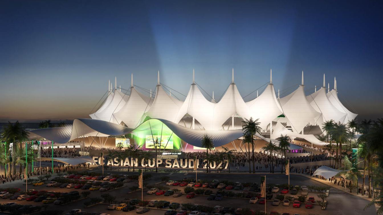 Projekt jednego z arabskich stadionów