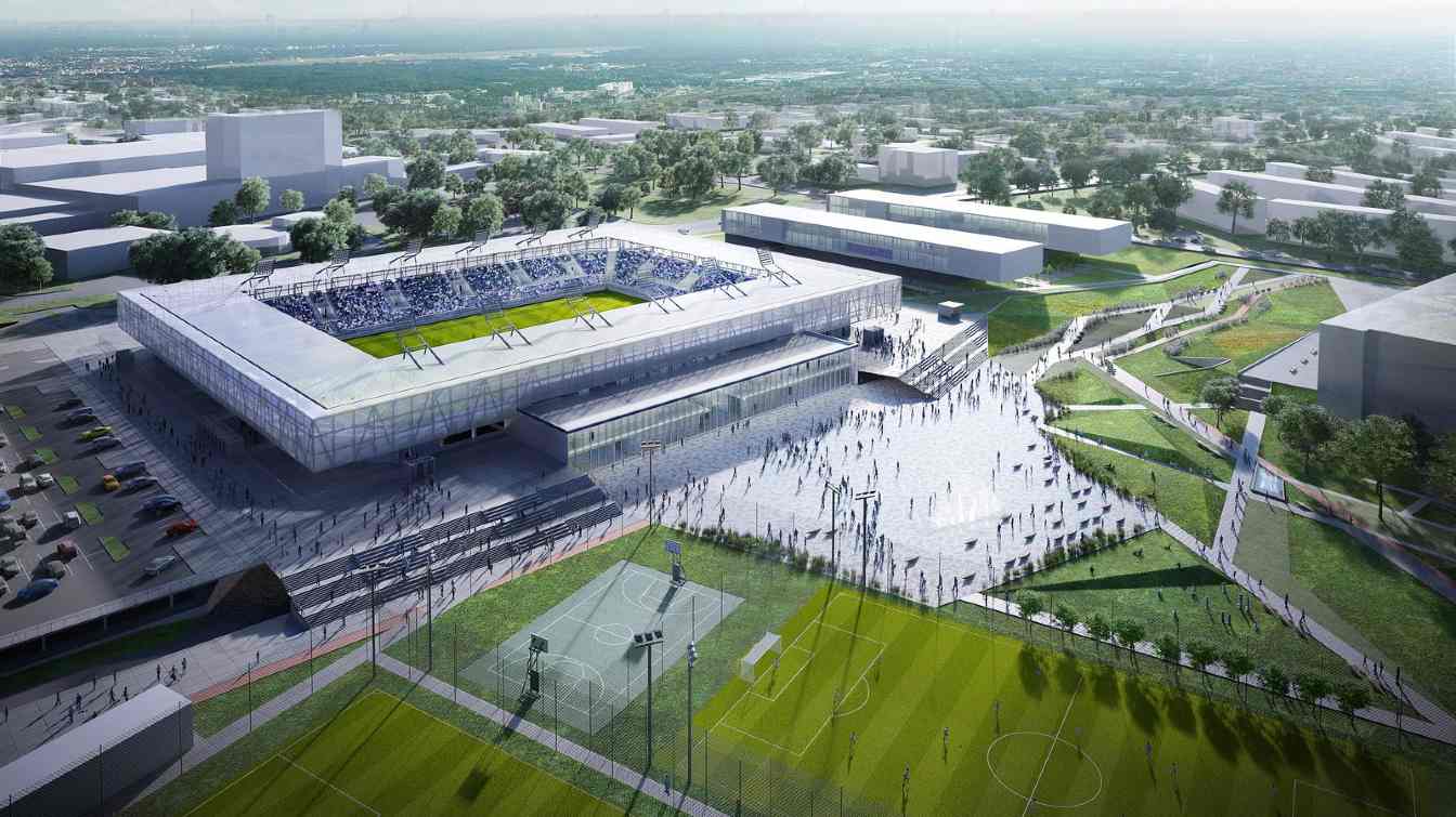 Projekt stadionu w Olsztynie