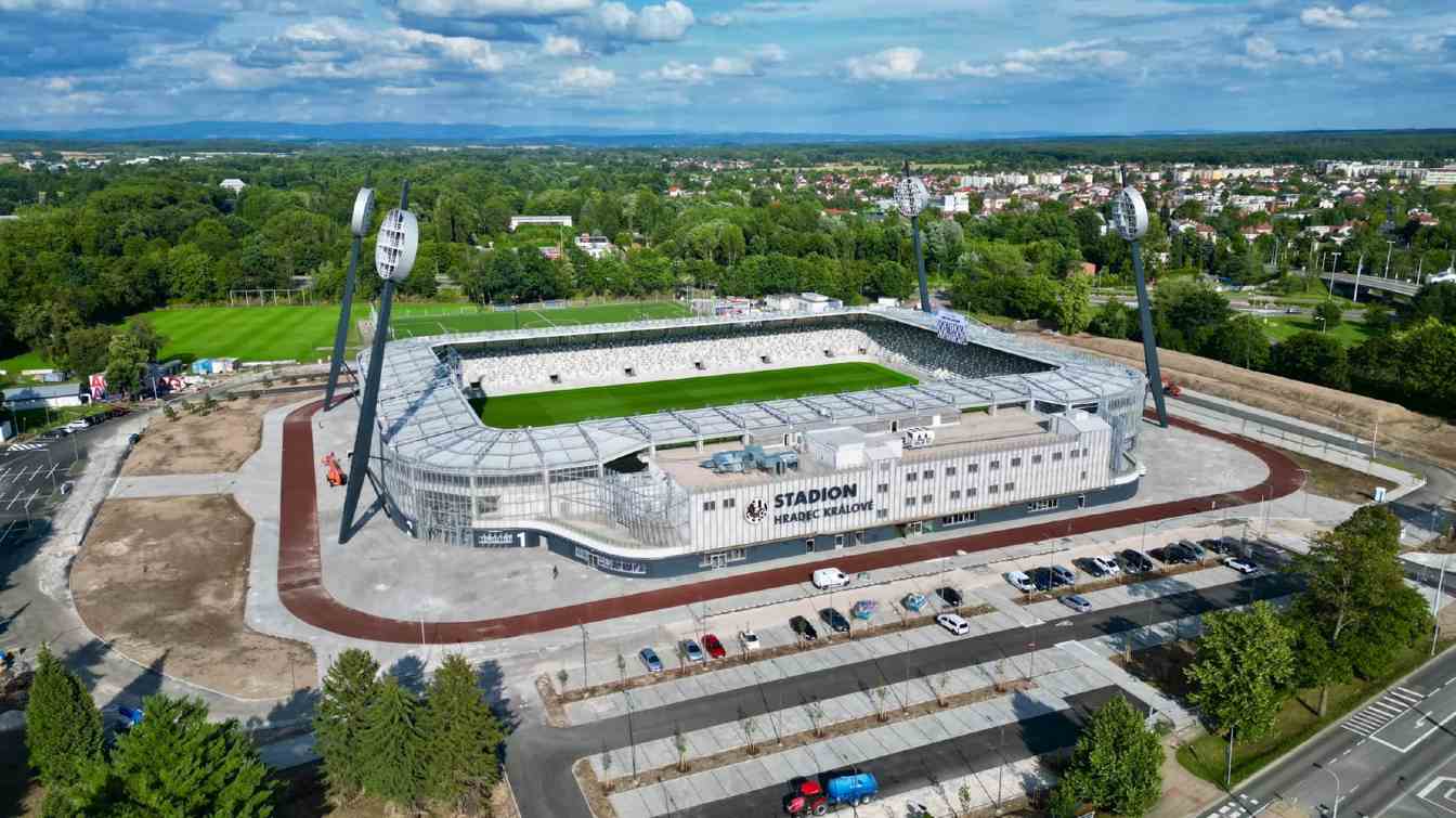 Stadion w Hradcu Kralove