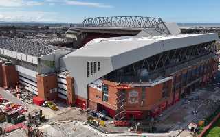 Anglia: Liverpool straci miliony z powodu opóźnień na Anfield Road End