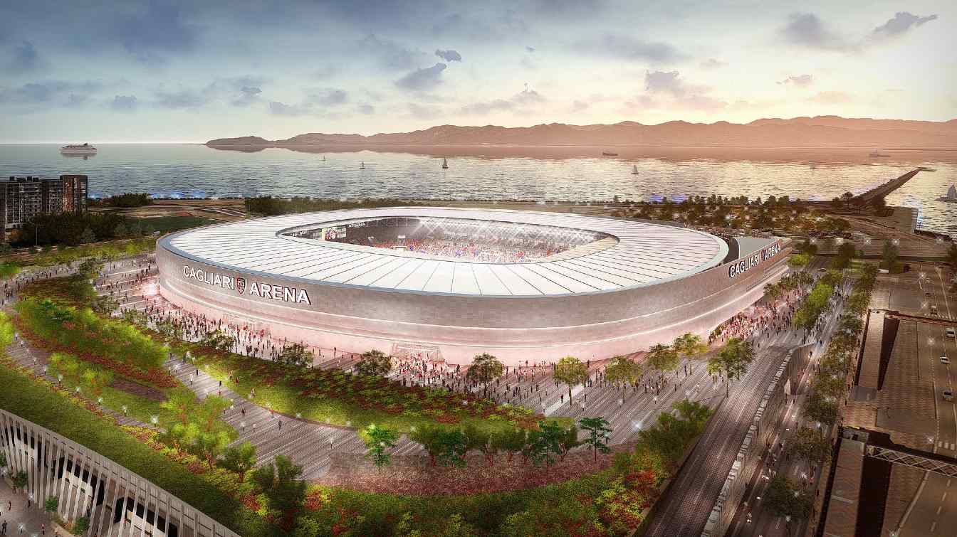 Projekt stadionu Cagliari