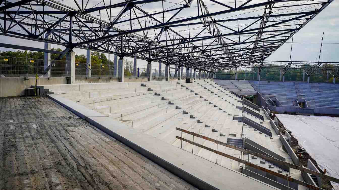 Budowa stadionu w Katowicach