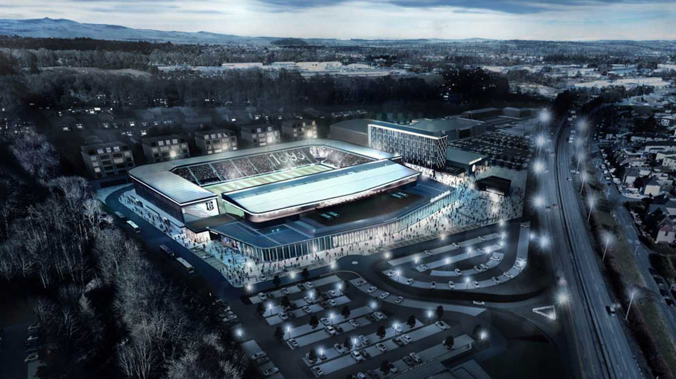 Projekt stadionu dla Dundee F.C.