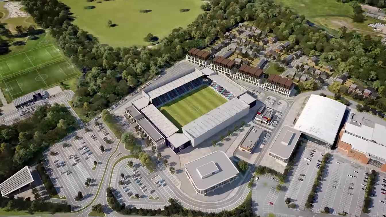 Projekt stadionu dla Dundee F.C.