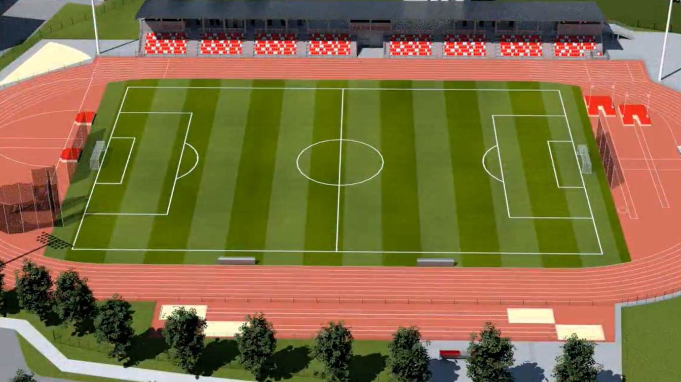 Projekt Stadionu w  Płońsku