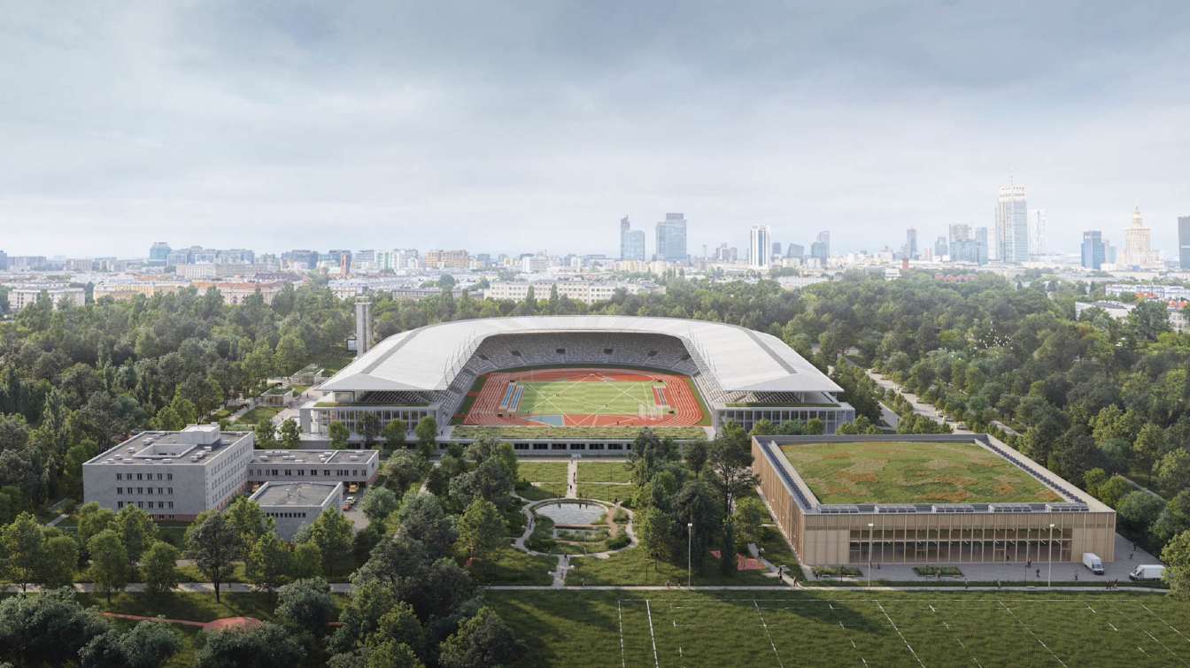 Projekt Stadionu Skry Warszawa