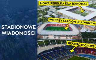 Stadionowe Wiadomości: Widzew a większy stadion, Nowy projekt Rakowa, Rekord w Chorzowie