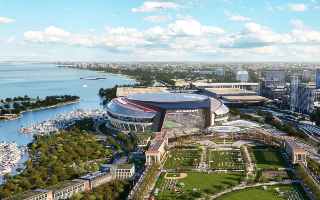 USA: Stadion i szkło? Spektakularny projekt wzdłuż jeziora Michigan