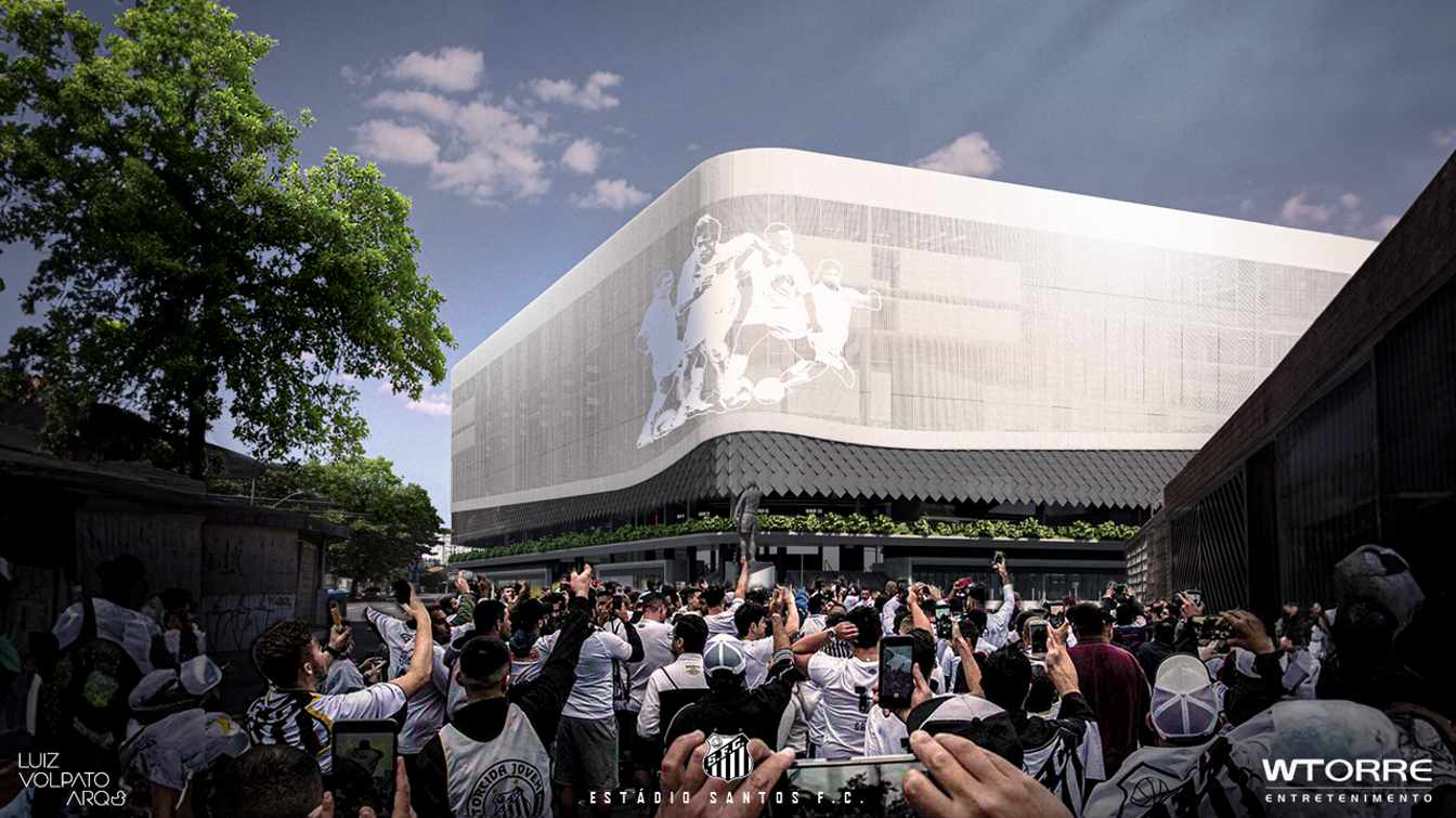 Projekt nowego stadionu dla Santosu