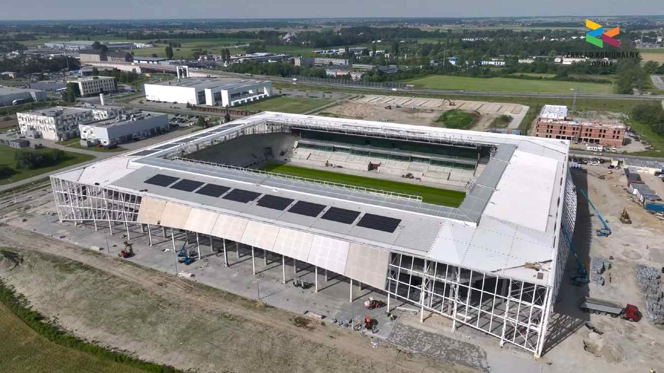 Opole: Zakładają stadionowi „sukienkę”. Ogłoszono także poszukiwania sponsora tytularnego