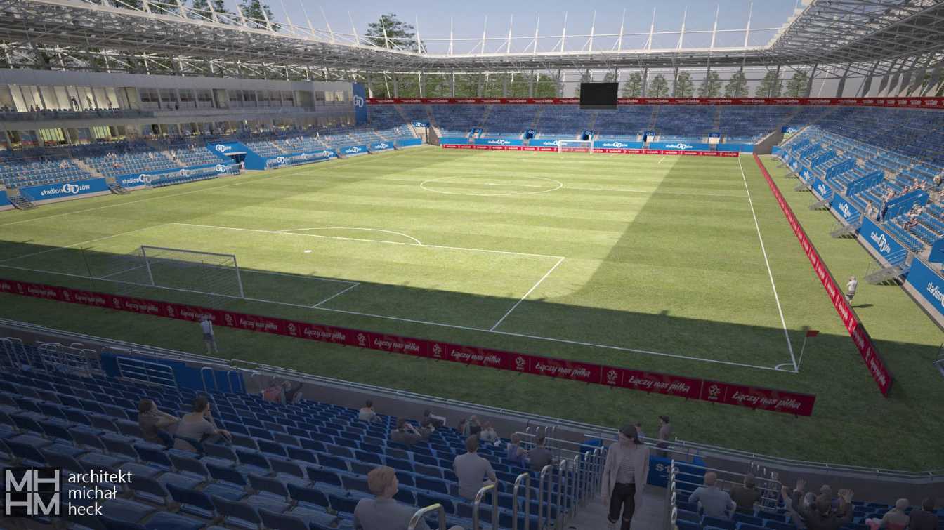 Projekt Stadionu OSiR Gorzów