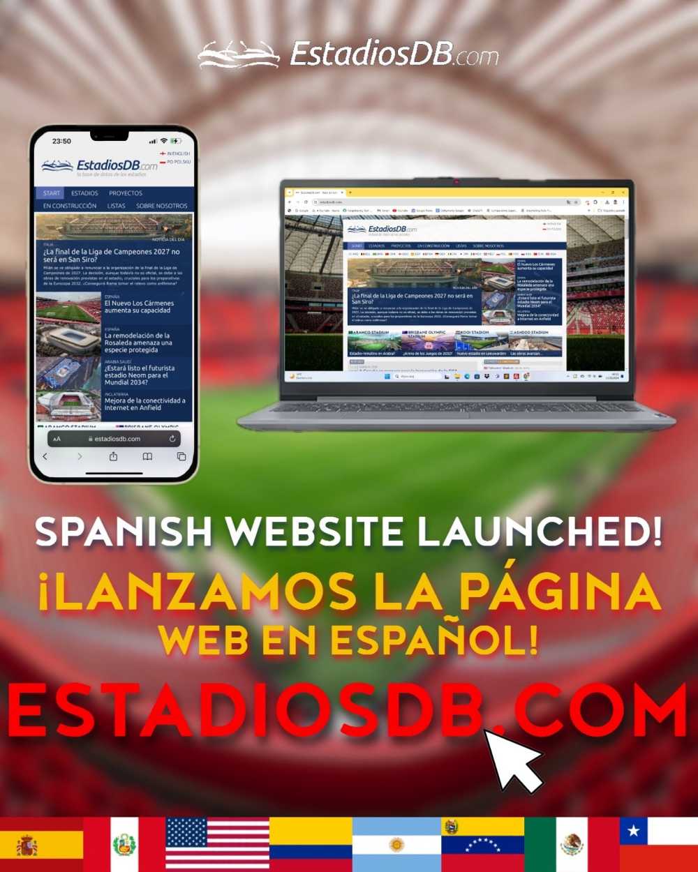  ¡Lanzamos la página web en español!