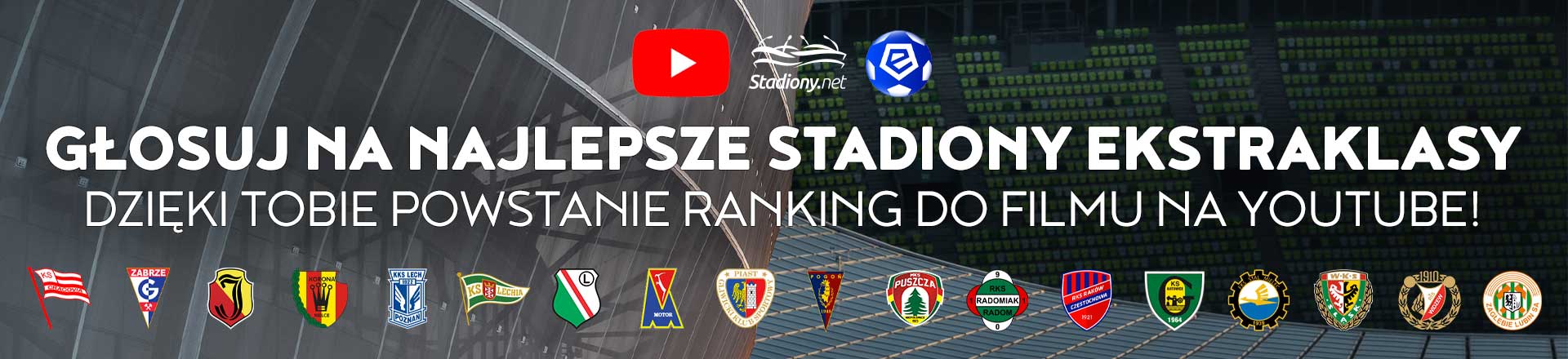 Stadiony Ekstraklasy 2024/25 - głosowanie publiczne otwarte!