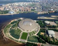 Futbol’nyj stadion v zapadnoj chasti Krestovskogo ostrova (Zenit Arena)