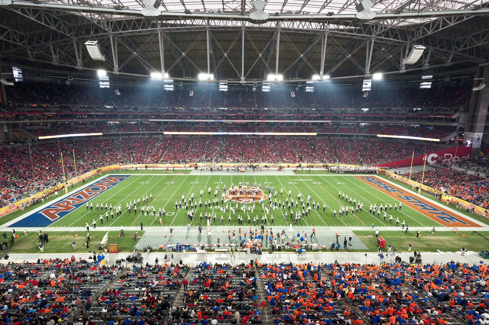 How State Farm Stadium field is prepared for the Super Bowl