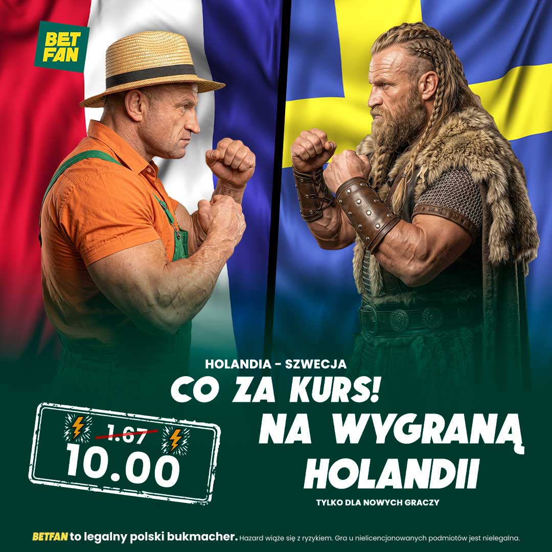 Boost 10.00 na wygraną Holandii