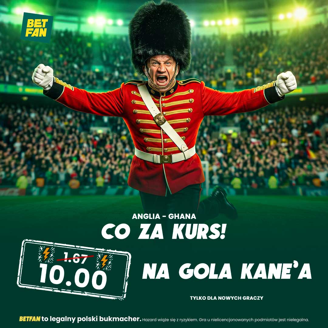 Boost 10.00 na gola Kane'a z Ghaną