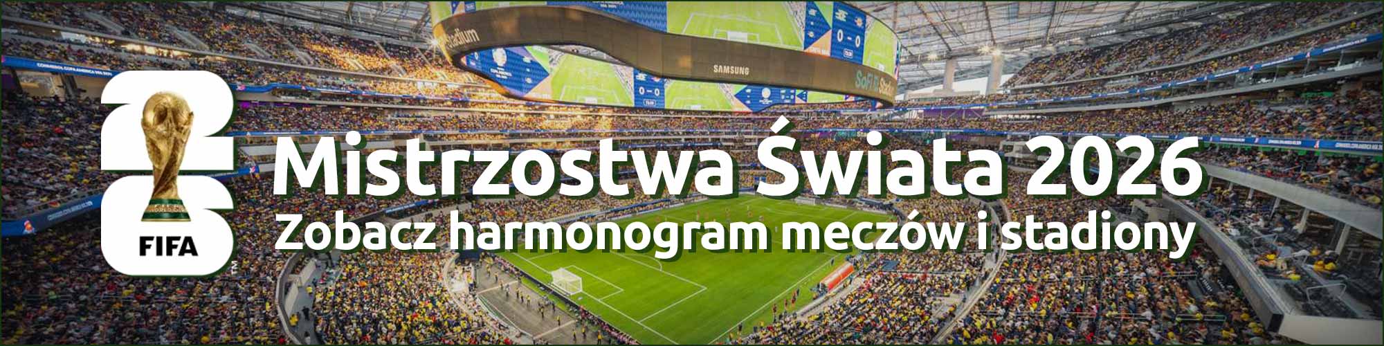 Mistrzostwa Świata 2026 - wszystkie mecze i stadiony