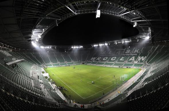 Stadion Miejski we Wrocławiu po pierwszym meczu