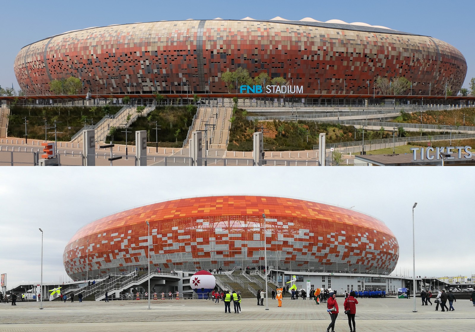 FNB Stadium vs. Mordovia Arena