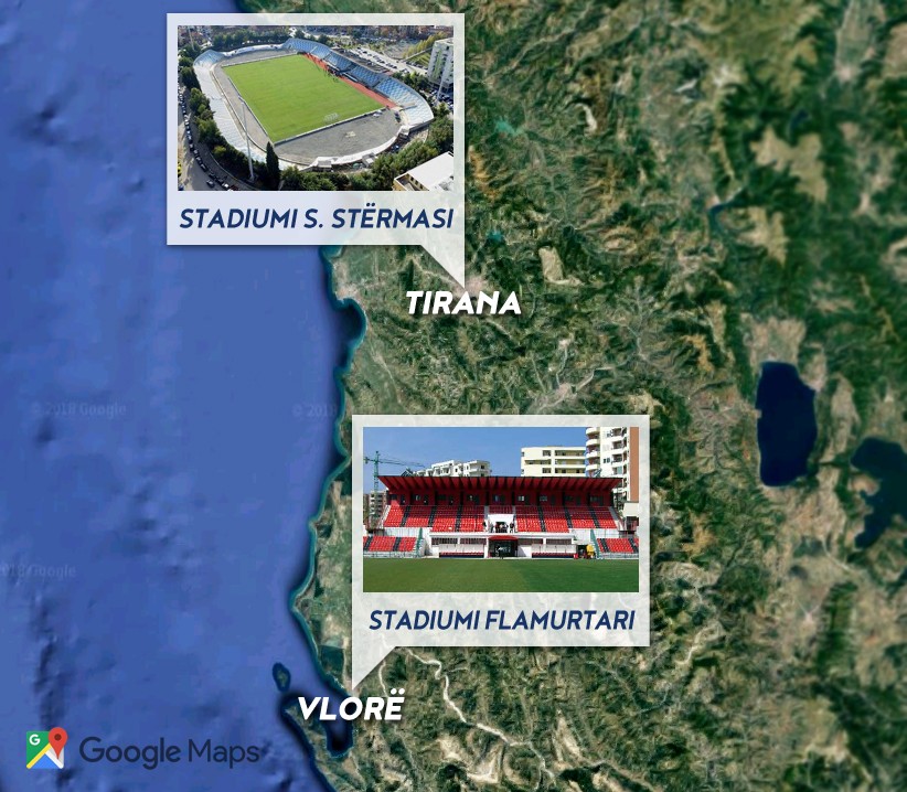 Albanian stadiums