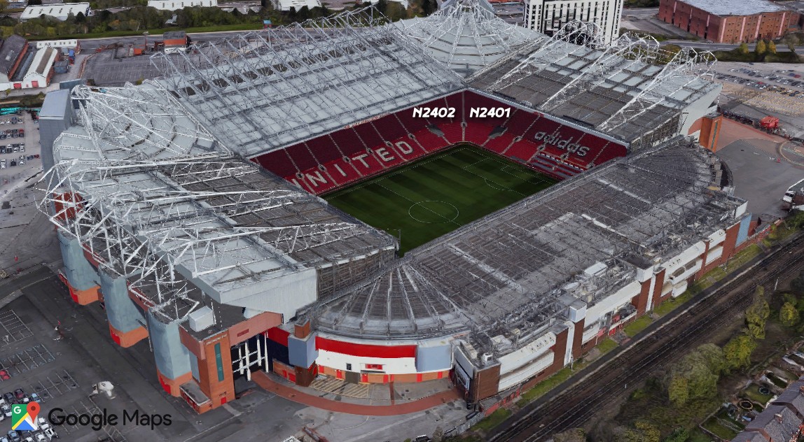 Old Trafford safe standing