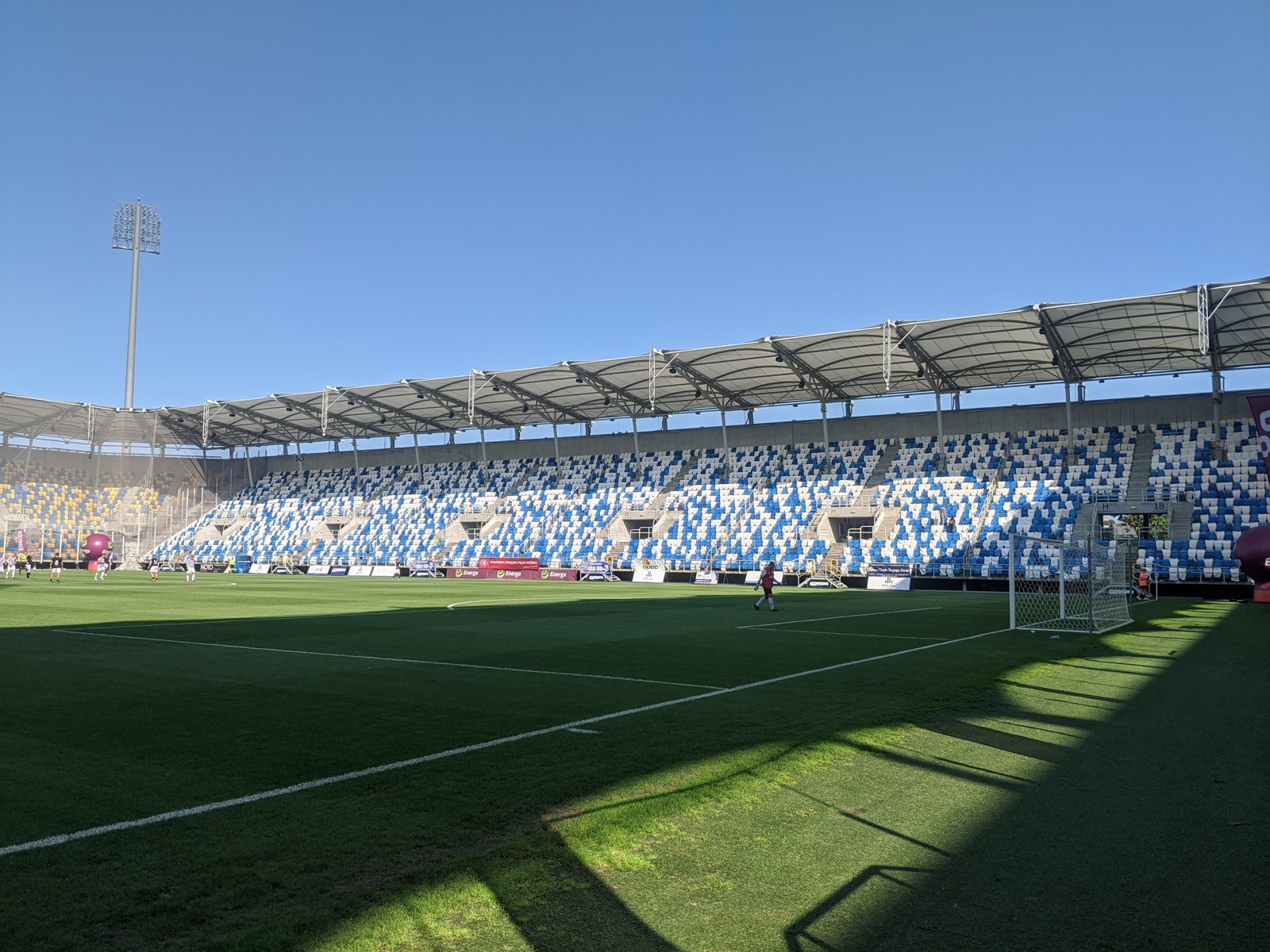 Stadion GOSiR w Gdyni - w barwach Bałtyku Gdynia