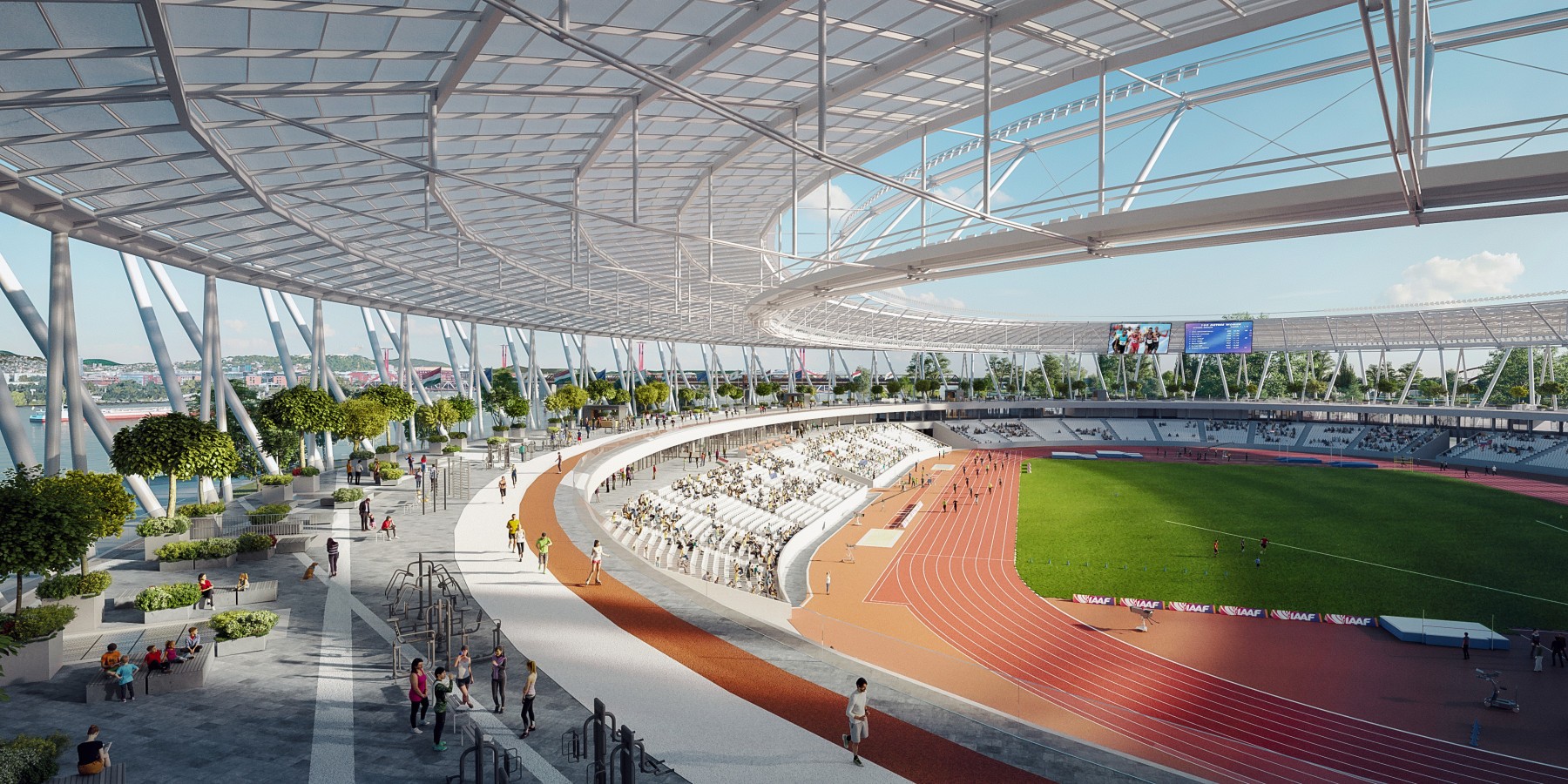 Nemzeti Atletikai Kozpont - National Athletics Center in Budapest