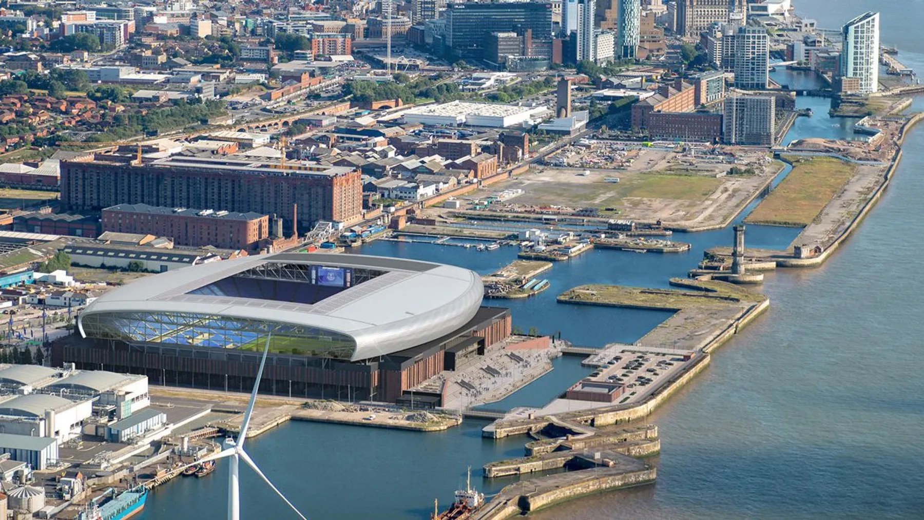 Everton stadium, Bramley-Moore Dock