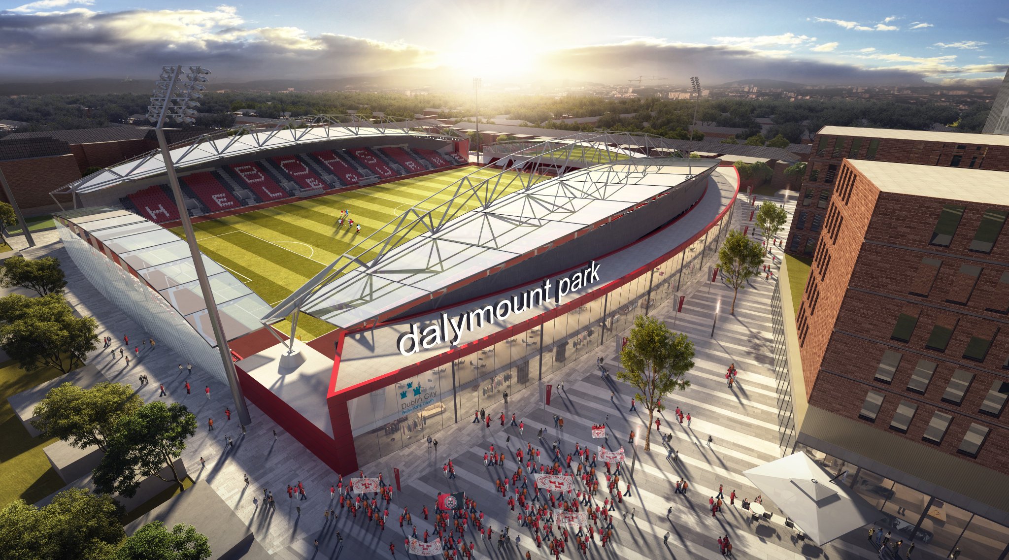 Dalymount Park, Dublin. Future home of Bohemian FC and Shelbourne FC