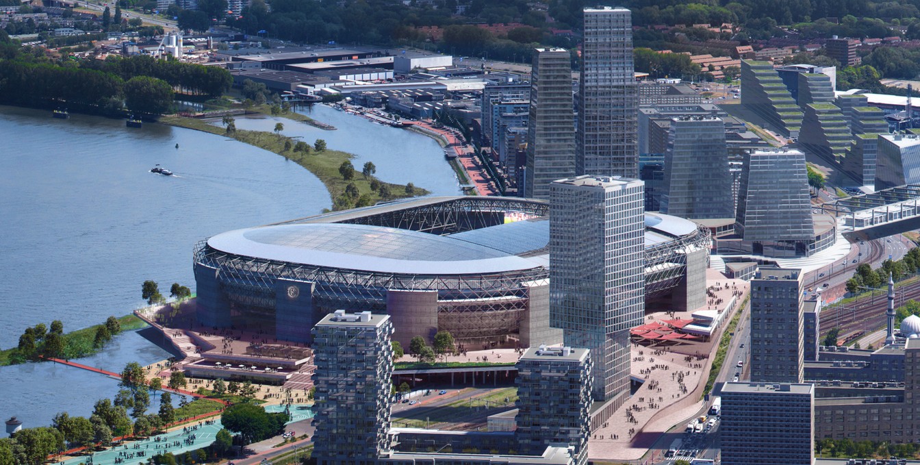 Feyenoord City, new stadium in Rotterdam