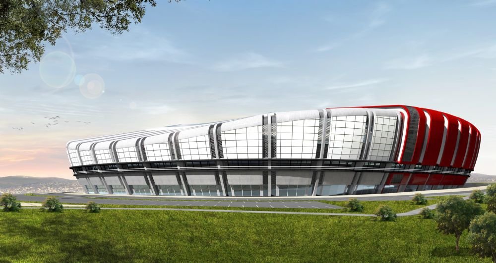 new Karaman municipal stadium in Turkey