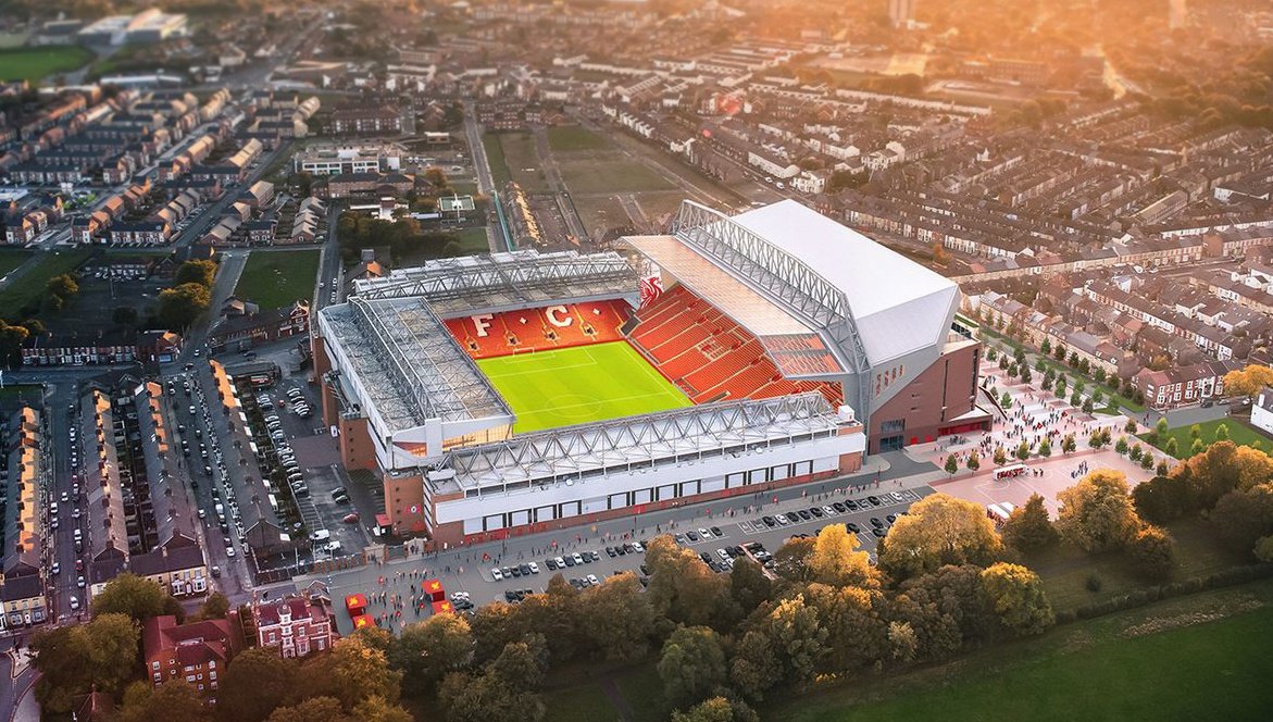 Anfield stadium, Liverpool