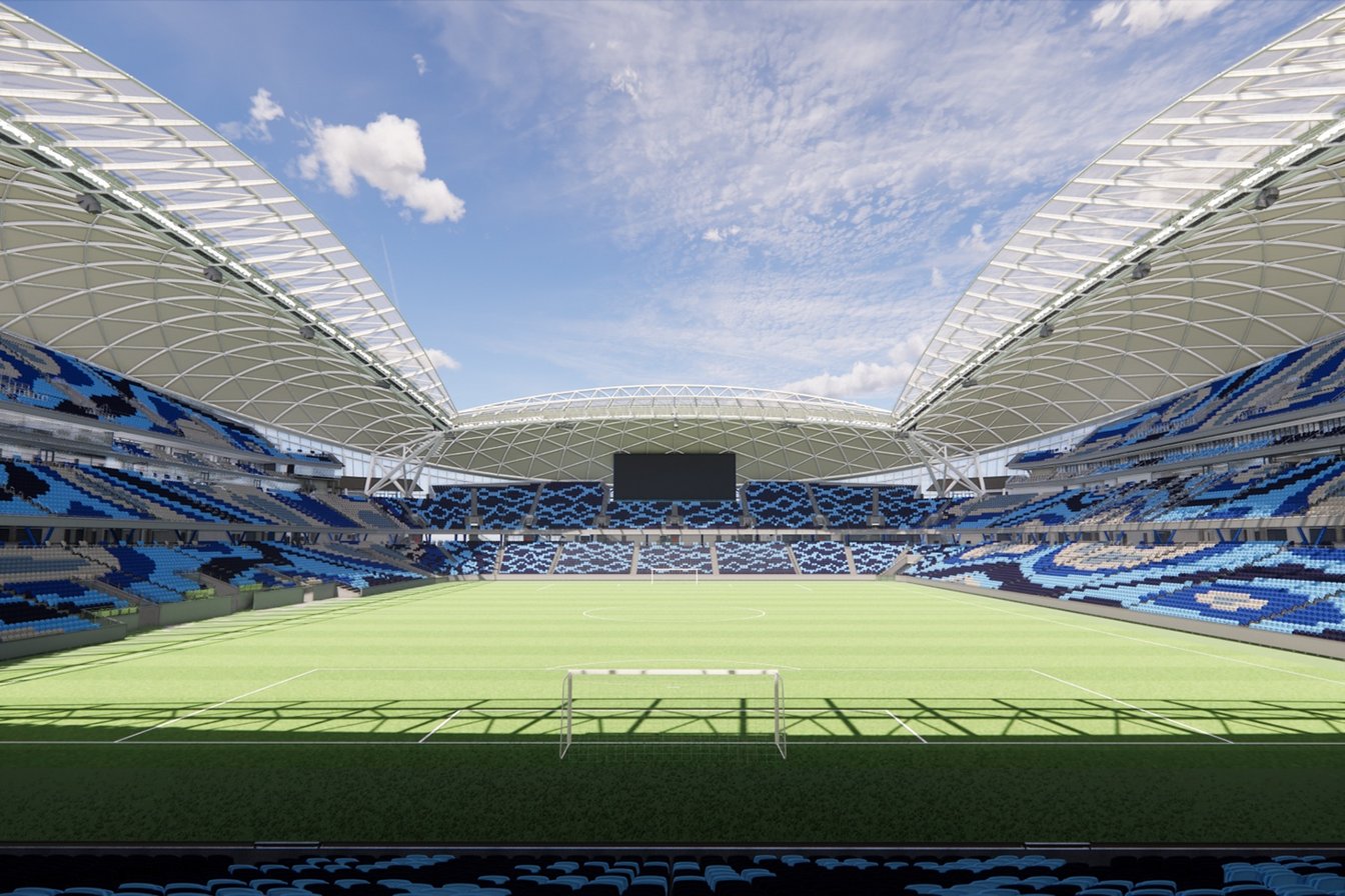 Sydney Football Stadium - docelowy układ krzesełek