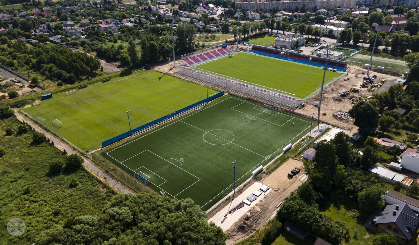 Stadion Rakowa Częstochowa - fotogaleria z budowy